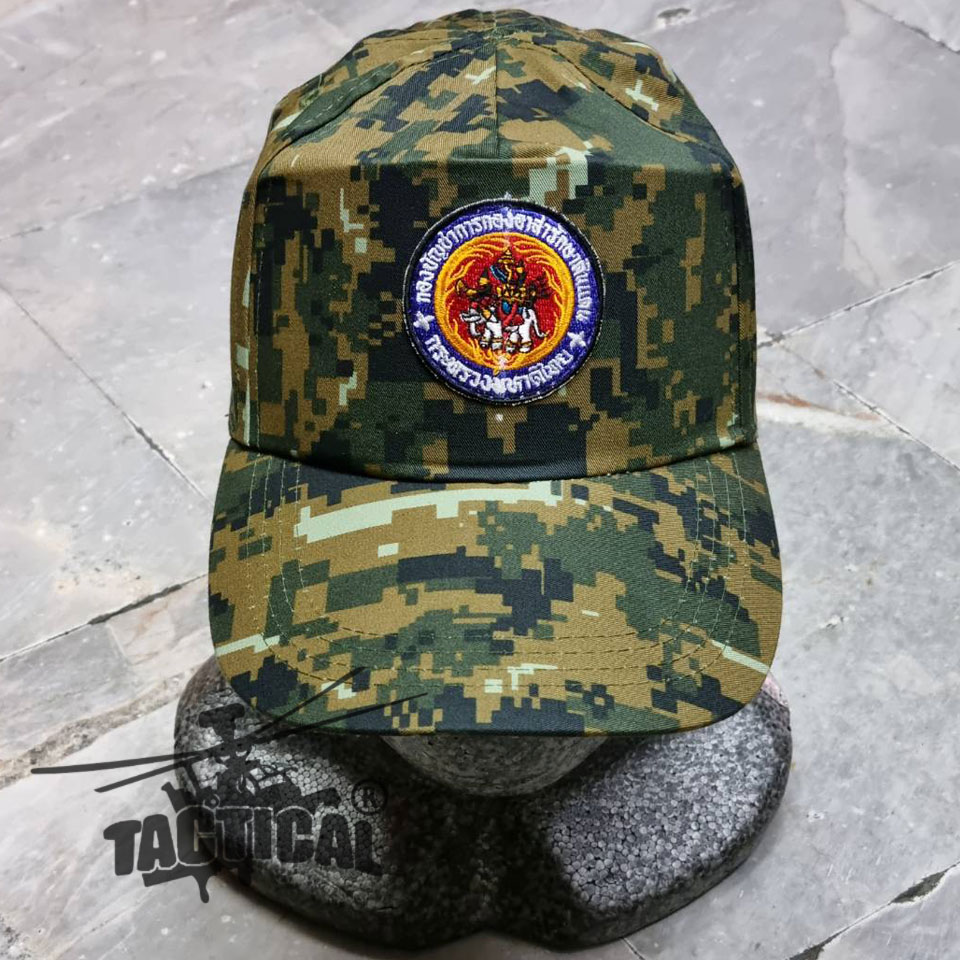 หมวกแก๊ป ดต.อส.ช้าง ซิปหลัง