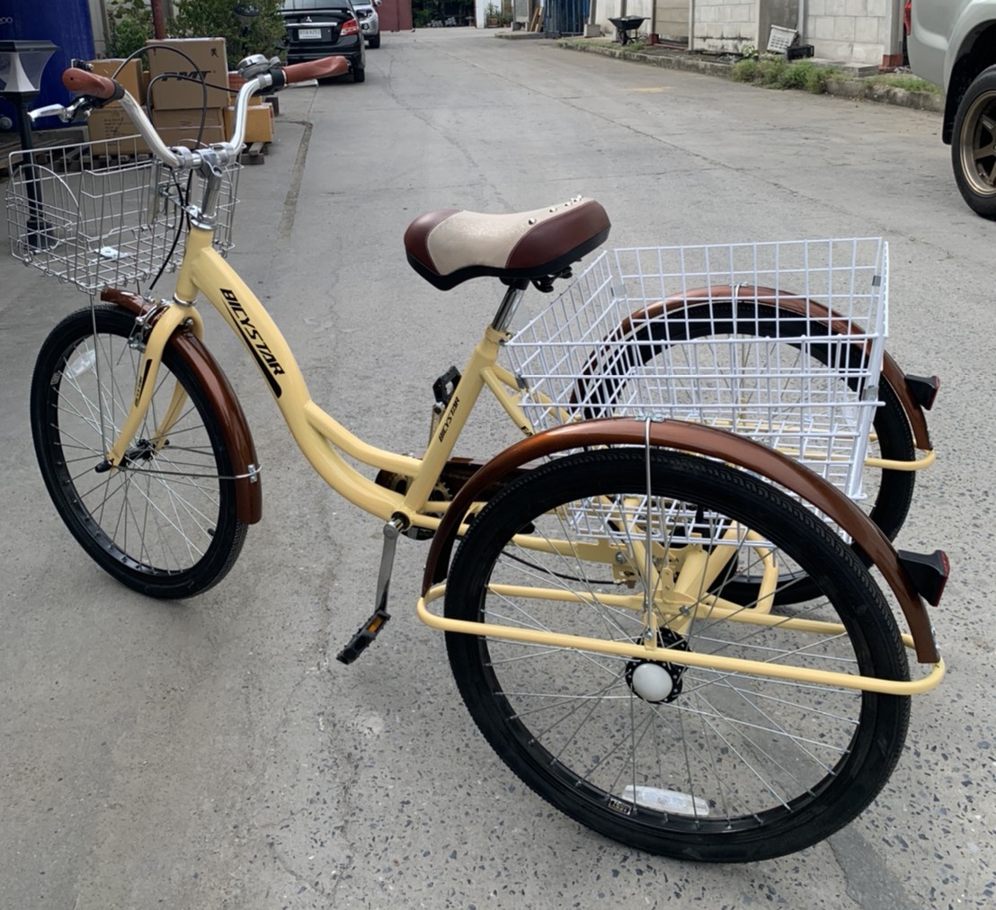 จักรยานแม่บ้าน3ล้อ BikeStar ล้อ 24 นิ้ว