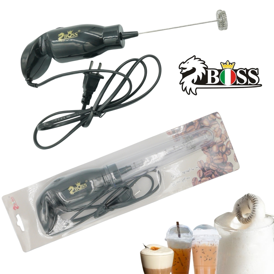 เครื่องปั่นฟองนมไฟฟ้า 25 วัตต์ BOSS รุ่น ZB500S หัวตีสองชั้น รหัส 0975