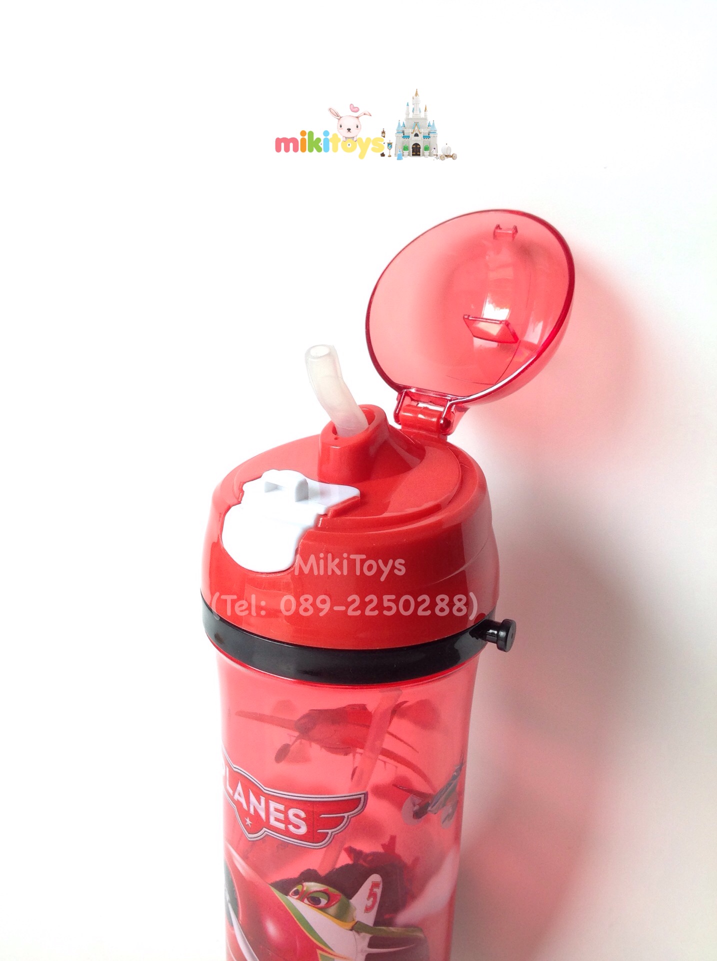 กระติกน้ำ Planes ลายเครื่องบิน(เหิรซิ่งชิงเจ้าเวหา) แบบธรรมดา ไม่เก็บอุณหภูมิ ขนาด500ml.