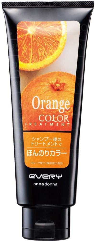 Anna donna every color treatment Orange ทรีทเม้นท์เปลี่ยนสีผมสีส้ม ขนาด 160g จากประเทศญี่ปุ่น