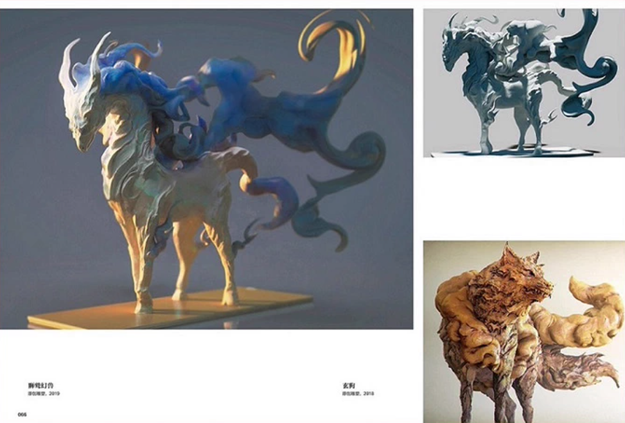 KEITA OKADA Works & Techniques Sculptor Figure 3D Models Making Book