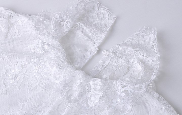 PreOrderไซส์ใหญ่ - เสื้อกันหนาวแฟชั่น ไซส์ใหญ่ คนอ้วน เสื้อ 2 ชิ้น ข้างในเป็นผ้าลูกไม้แขนยาวสีขาว ตัวนอกเป็นไหมพรมสีเทา