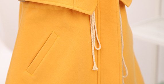 PreOrderคนอ้วน - เสื้อโค้ทกันหนาวแฟชั่น ไซส์ใหญ่ คนอ้วน แฟชั่นเกาหลี ไม่หนามาก ข้างในเป็นขนสัตว์ มีHood สี : น้ำเงิน / กุหลาบ / ม่วงอ่อน/ แดง / เหลือง