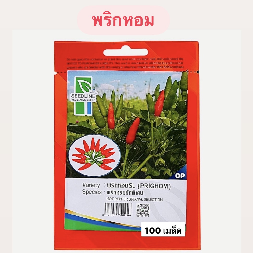 พริกหอม คัดพิเศษ (100 เมล็ด)