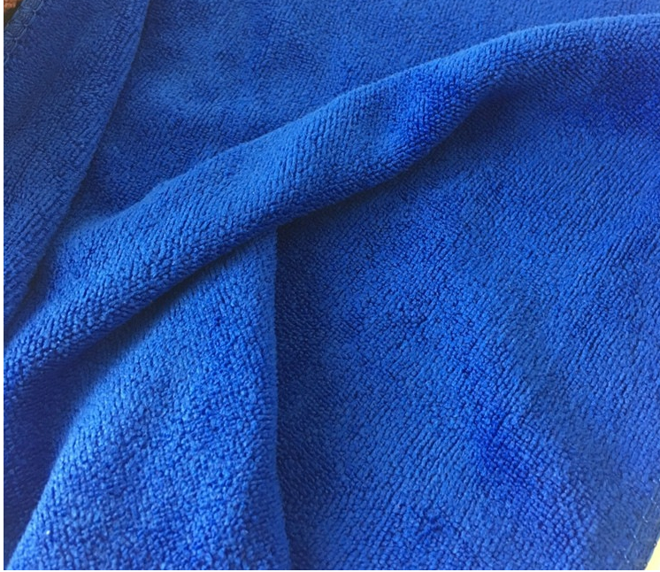 ผ้าไมโครไฟเบอร์ขนาด 30X30 ซม.สีน้ำเงิน รหัส 1233