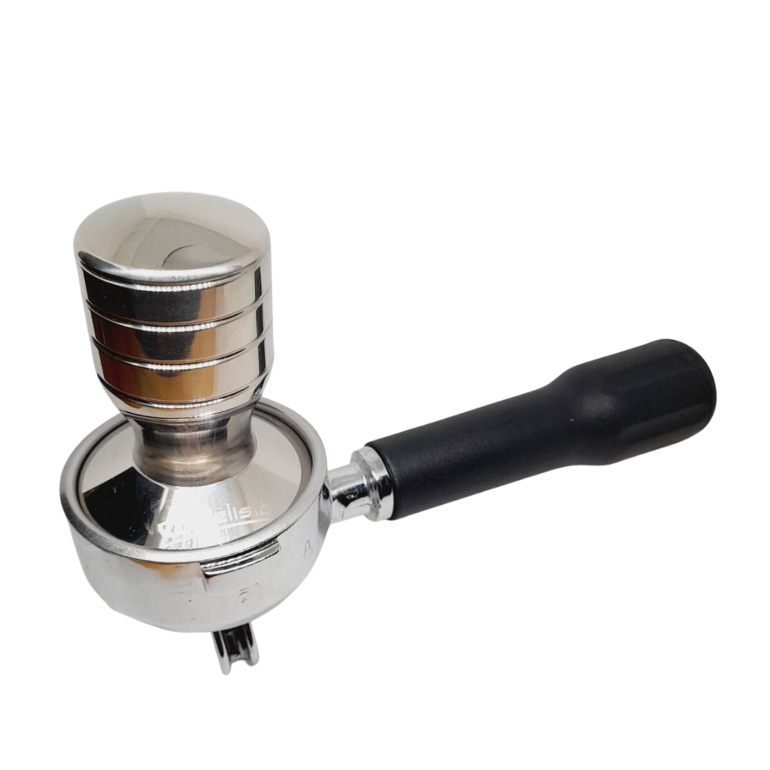 แทมเปอร์ ที่กดกาแฟ สแตนเลส 57.5 มม. Delisio ลายก้นหอย รหัส 1610-343