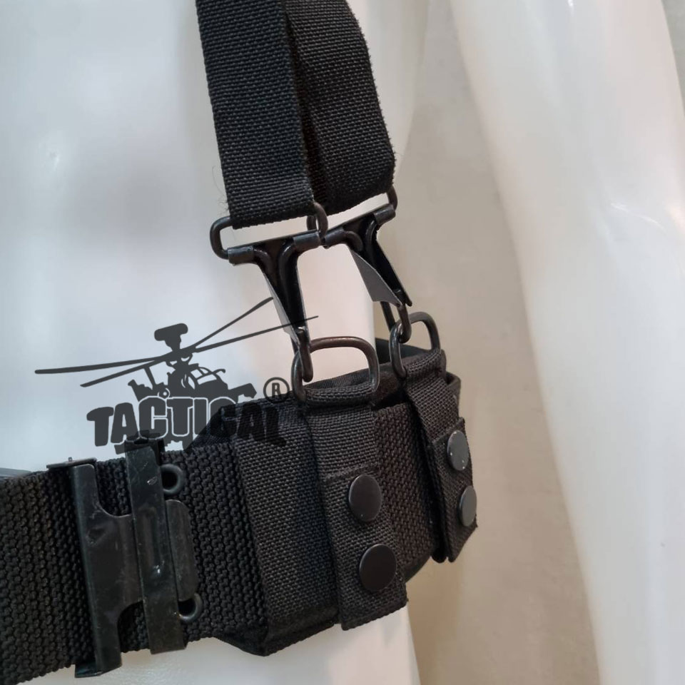 ชุดเข็มขัด + สายโยงบ่า แบบใหม่ (เหล็ก/ทองเหลือง) มีแยกขายเป็นชิ้น