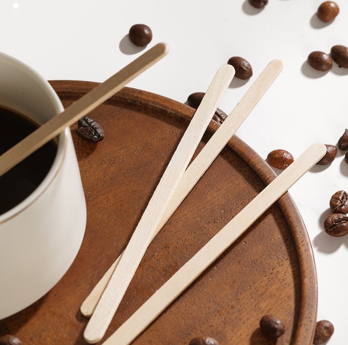 ไม้คนกาแฟ แบบใช้แล้วทิ้ง แพ็ค 490-500 ชิ้น (แพ็คแยกชิ้น)