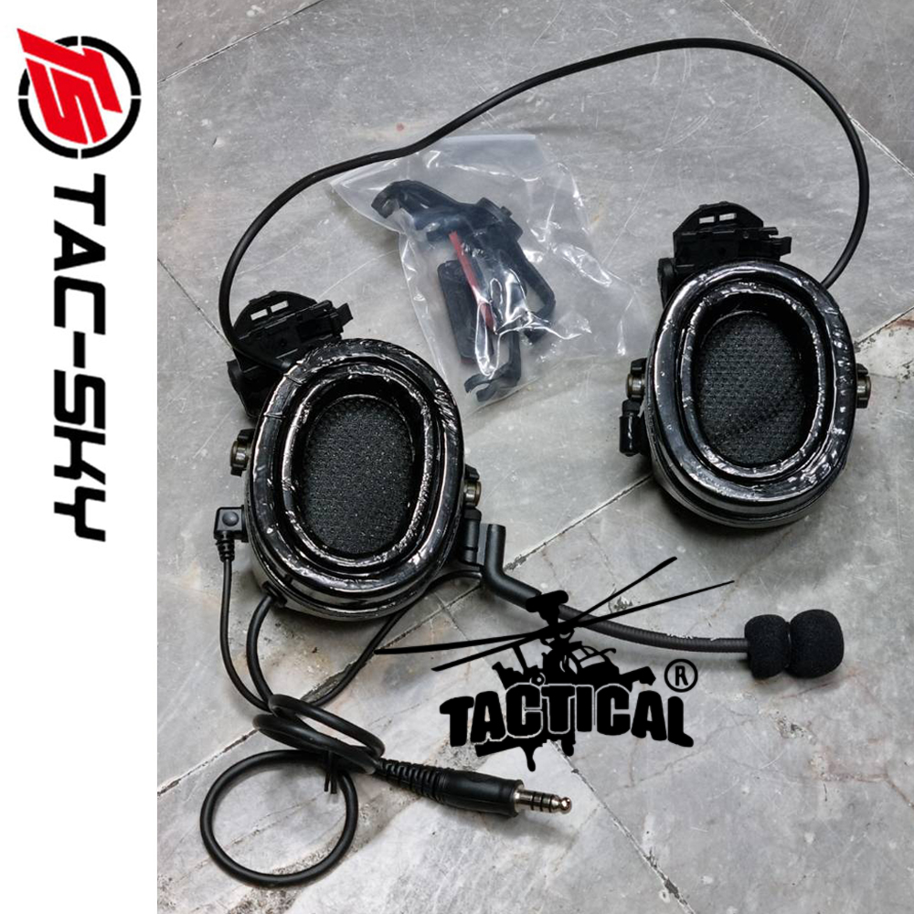หูฟังสื่อสารตัดเสียงได้ ทรง Comtac III ยี่ห้อ Tac-Sky