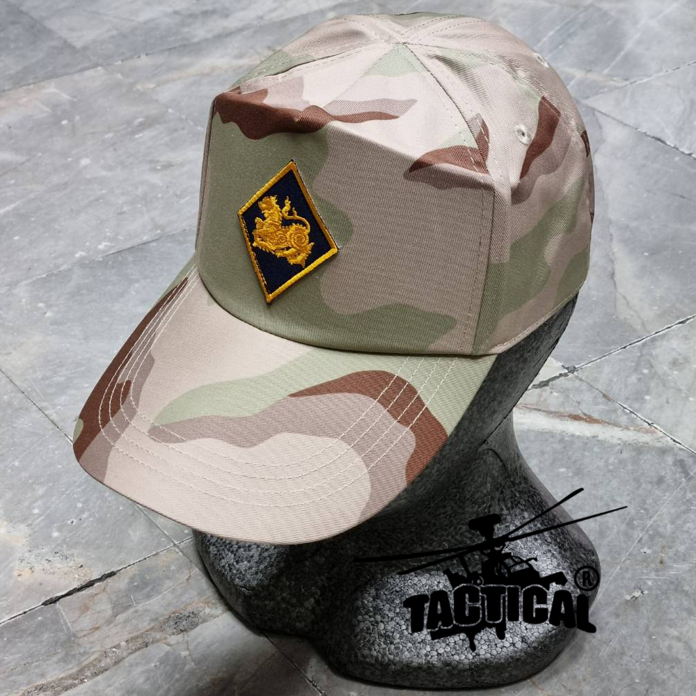 หมวกแก๊ป พรางทราย อส. สิงห์ ซิปหลัง