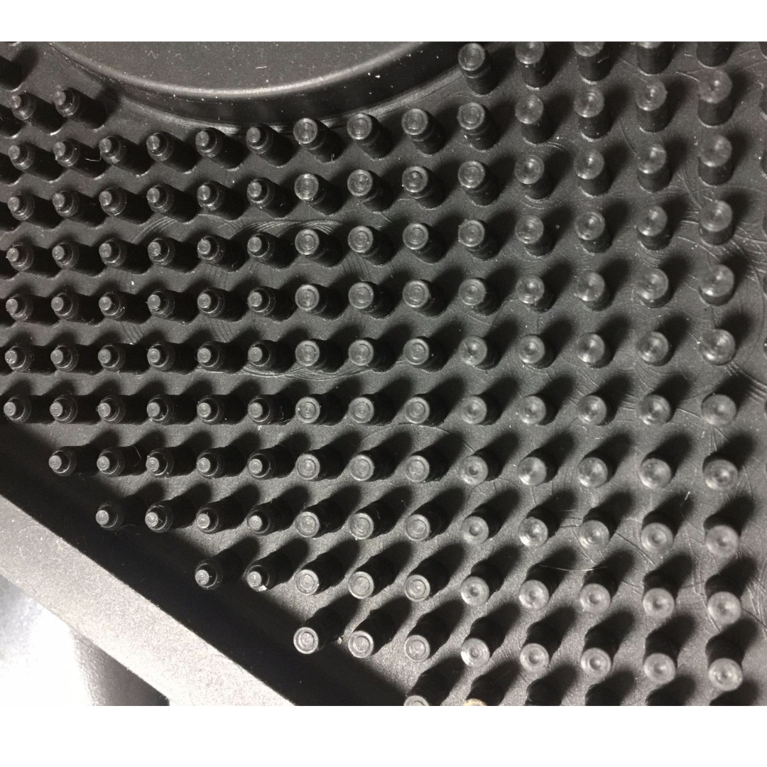 ยางรองแทมเปอร์ ทรงคางหมู สีดำ รหัส 1848