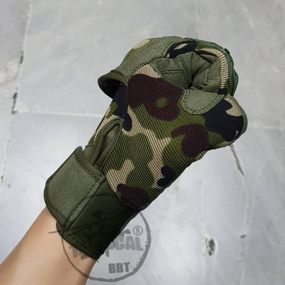 ถุงมือสนับเต็มนิ้ว มีรูระบาย