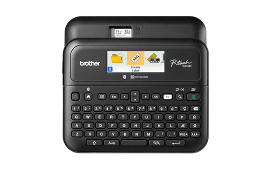 PT-D610BT เครื่องพิมพ์ฉลากแบบพกพา เชื่อมต่อ PC และ บลูทูธ มาพร้อมจอ LCD สี