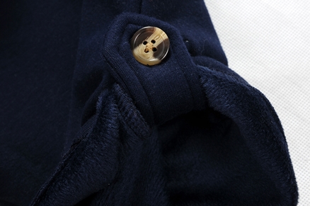 PreOrderไซส์ใหญ่ - เสื้อกันหนาวแฟชั่นไซส์ใหญ่ เหมือนเป็นผ้าสองชิ้น ติดซิปหน้า มีHood อุ่นแน่นอน สี : สีน้ำเงิน / สีดำ