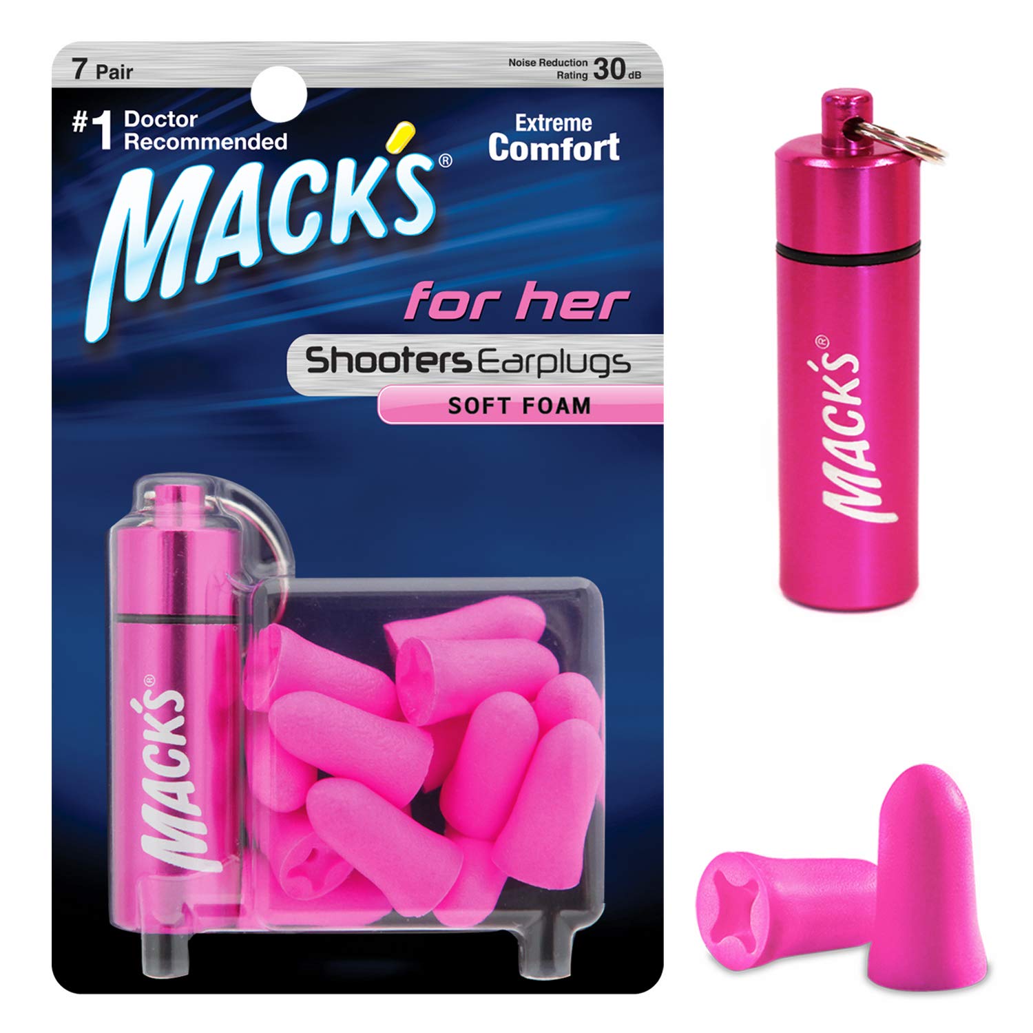 Ear Plugs สำหรับยิงปืน (Soft Foam Ear Plugs)