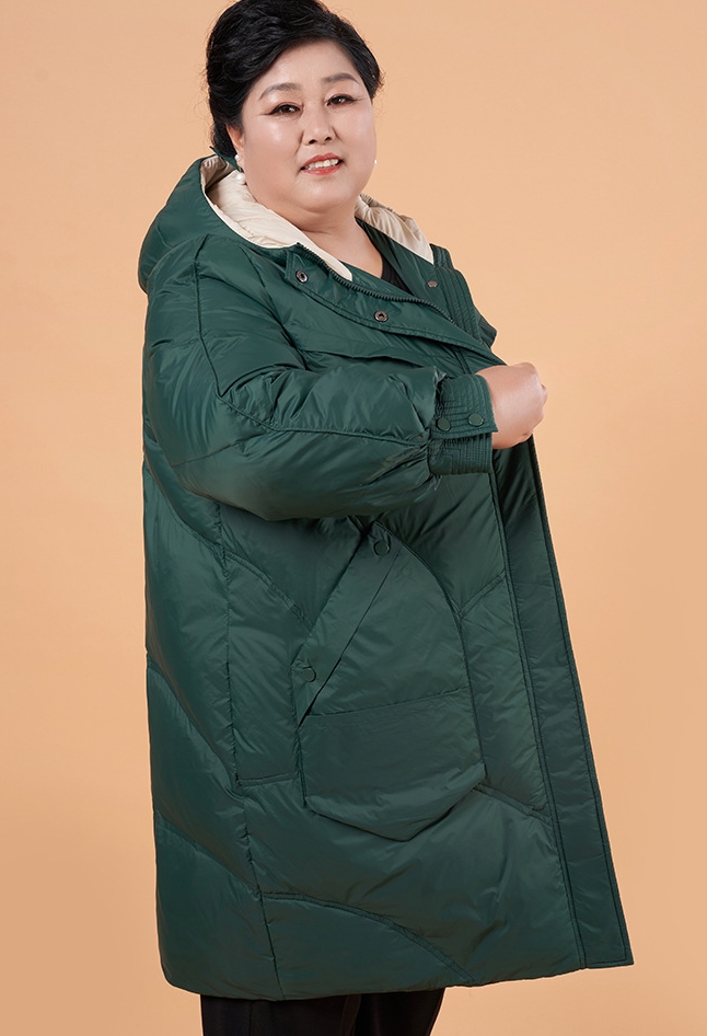 2324-0083 เสื้อกันหนาวขนเป็ด ของคุณแม่ ไซส์ใหญ่