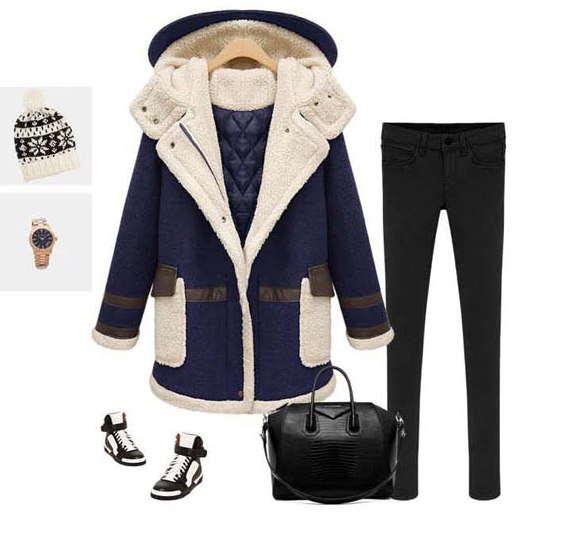 PreOrderคนอ้วน - เสื้อแจ๊คเก็ตกันหนาวแฟชั่น ไซส์ใหญ่ คนอ้วน ผ้ากัมมะหยี่ ขนสัตว์ มีHood สี : น้ำเงิน / น้ำตาล