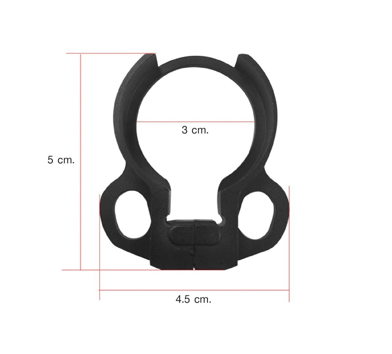 หูช้าง ครอบแหวนล็อคแกนพานท้าย M4
