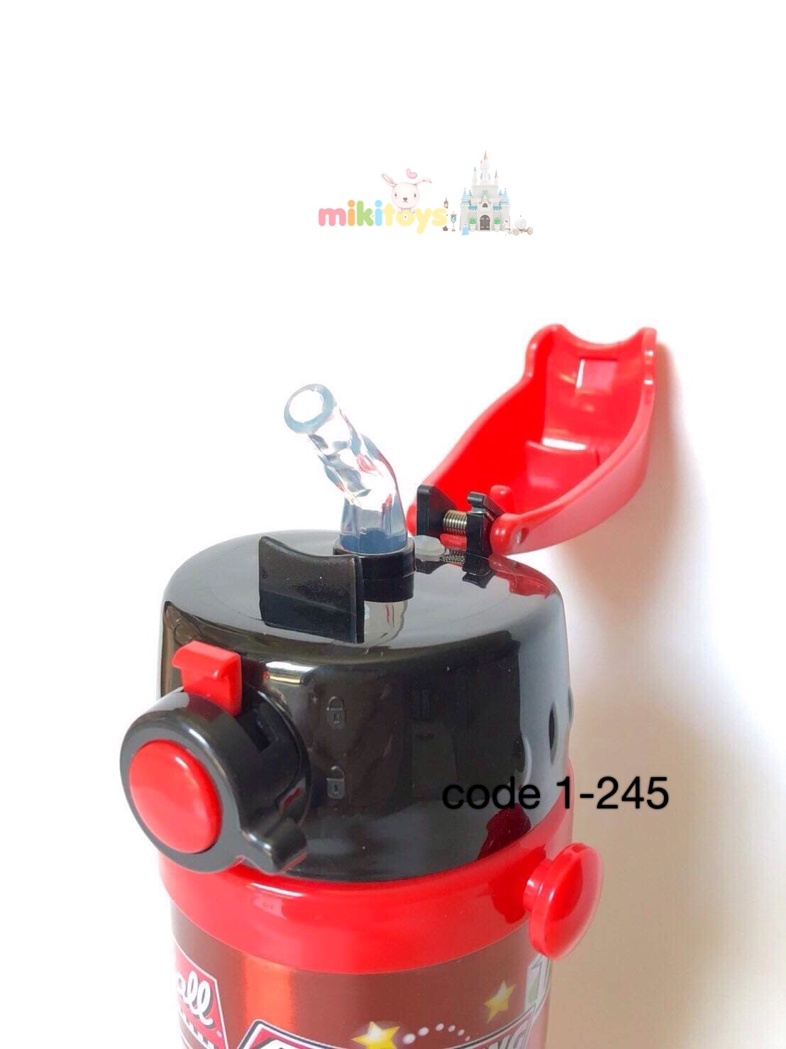 กระติกน้ำเก็บอุณหภูมิ Car Mcqueen คาร์ แมคควีน เรซซิ่ง ลายรถแข่งสุดเท่ห์ ขนาด350ml.