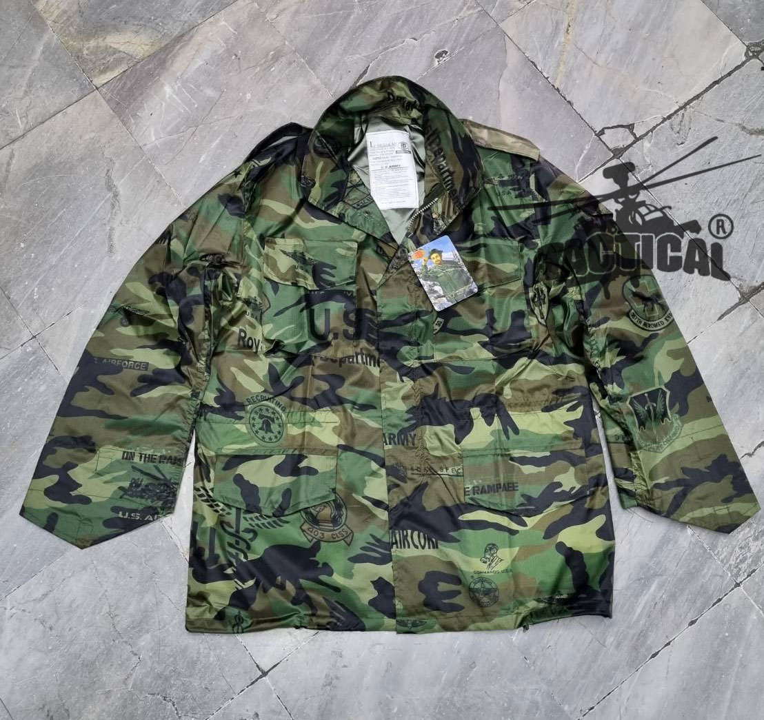 Jacket Field ผ้าร่ม ลายพราง