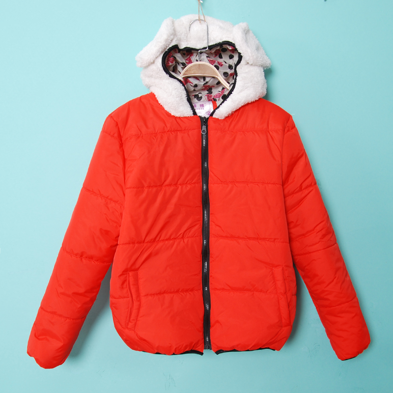 PreOrderคนอ้วน - เสื้อแจ๊คเก็ตกันหนาวแฟชั่น ไซส์ใหญ่ คนอ้วน มีผ้าบุลายข้างใน Hoodมีหูน่ารัก กันหิมะได้ สี : เขียว / น้ำเงิน / ส้ม / ฟ้า