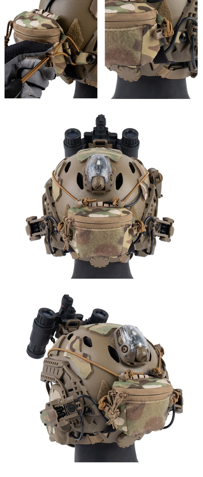 กระเป๋าติดหมวก Wosport