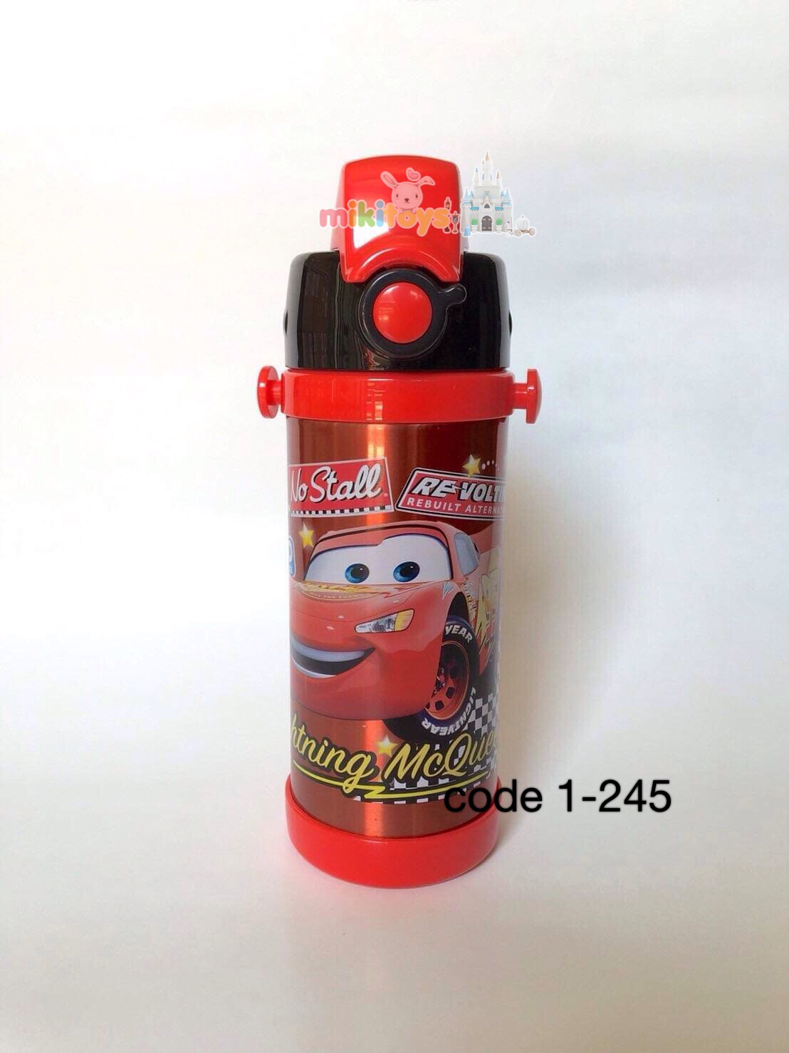 กระติกน้ำเก็บอุณหภูมิ Car Mcqueen คาร์ แมคควีน เรซซิ่ง ลายรถแข่งสุดเท่ห์ ขนาด350ml.