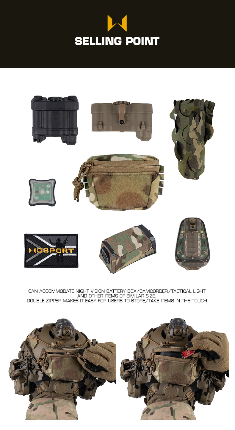 กระเป๋าติดหมวก Wosport