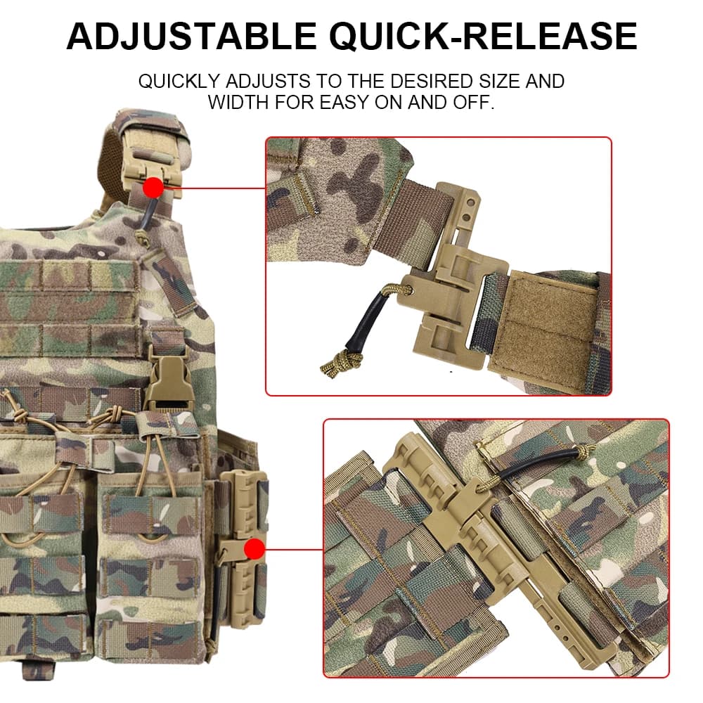 ปลอกเสื้อเกราะปลดไว 4 จุด รุ่น 6094QRC