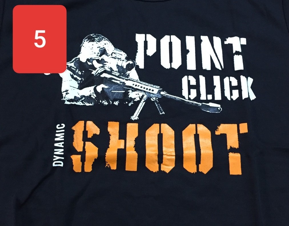 เสื้อยืด คอกลม สกรีน