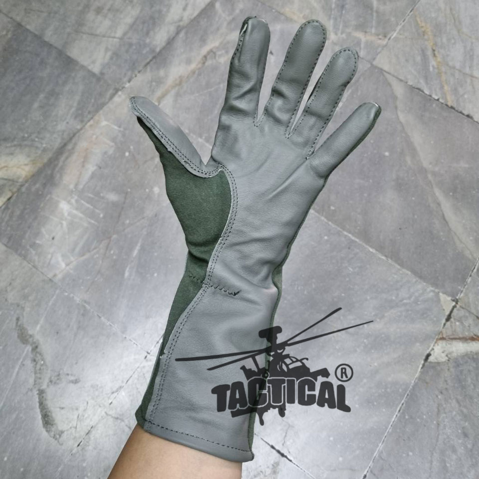 ถุงมือนักบิน ผ้า Nomex