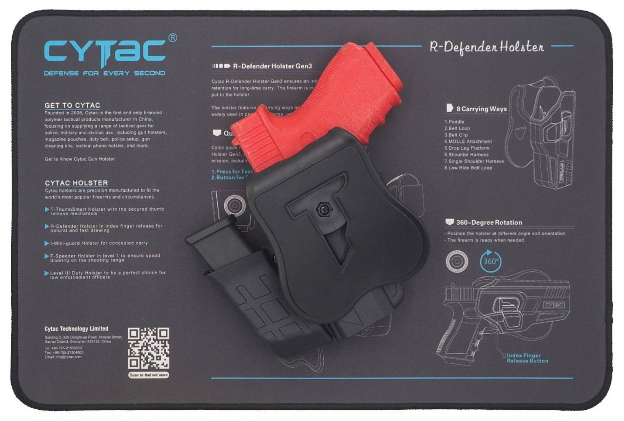 (ของแท้) ซองพกนอก Cytac ปลดนิ้วชี้ + ซองแม็ก