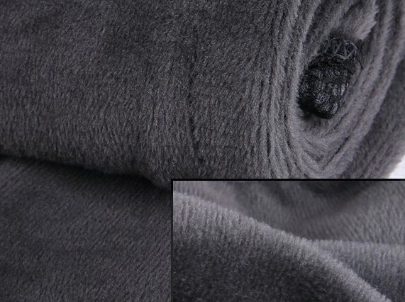 PreOrderคนอ้วน - กางเกงกันหนาวแฟชั่น ไซส์ใหญ่ คนอ้วน ผ้าโพลิเอสเตอร์ แต่งข้างด้วยผ้าลูกไม้ ข้างในผ้ากำมะหยี่ สี : เทาเข้ม / ดำ