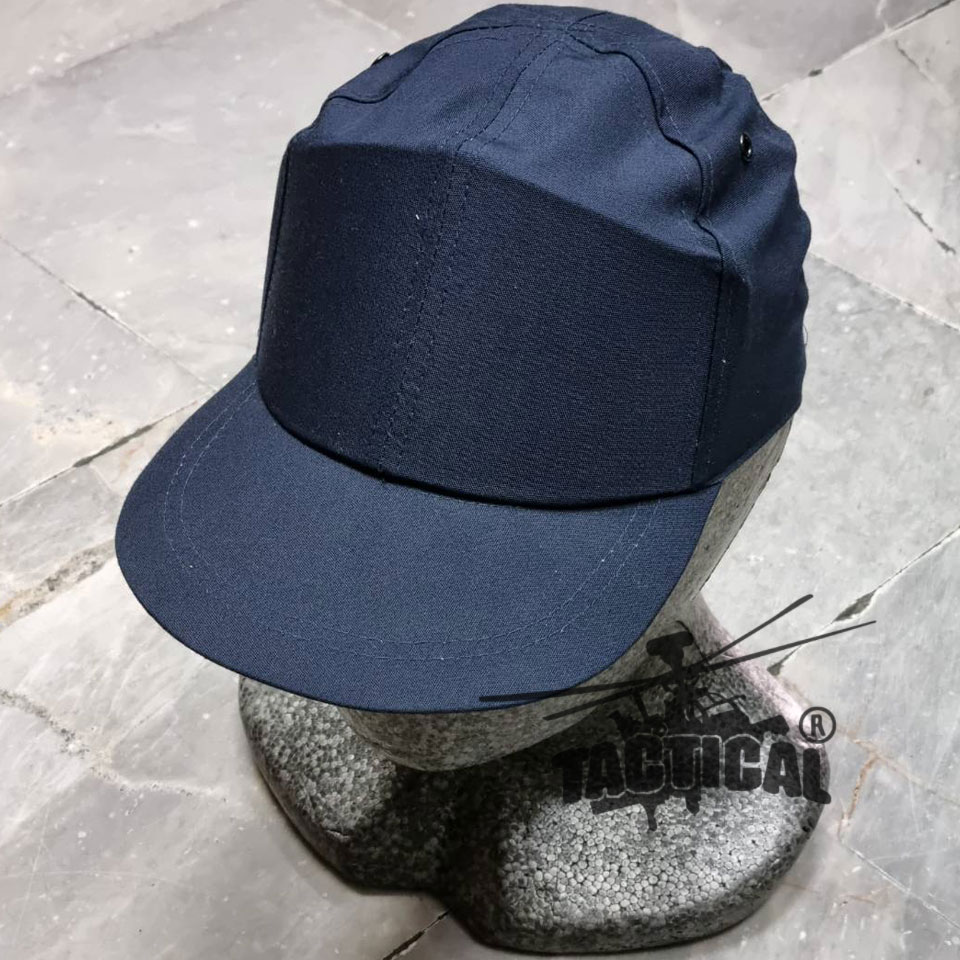 หมวกแก๊ปยางยืด ดำ/กรมท่า