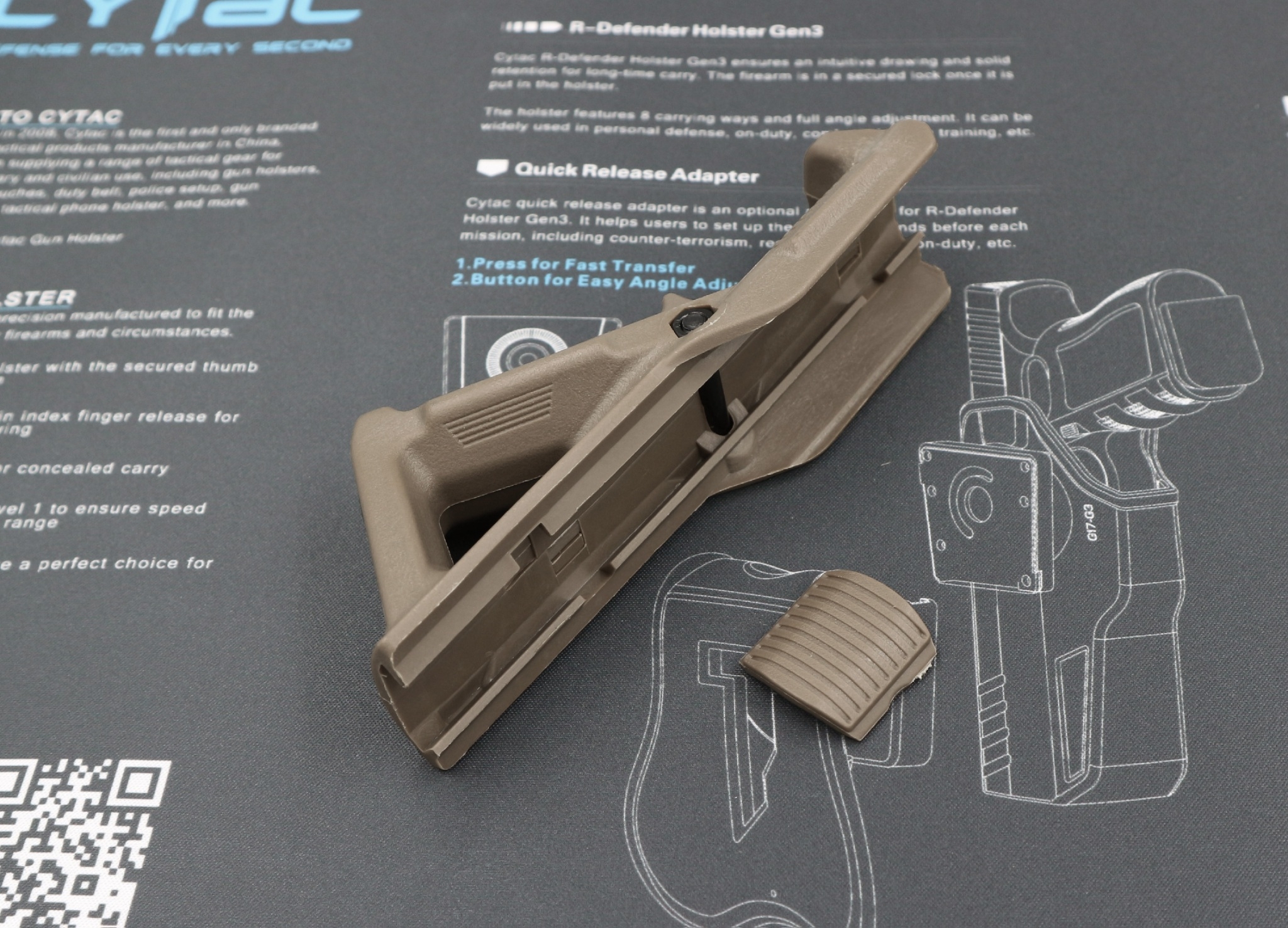 กริปมือหน้านอน Magpul AFG1/AFG2