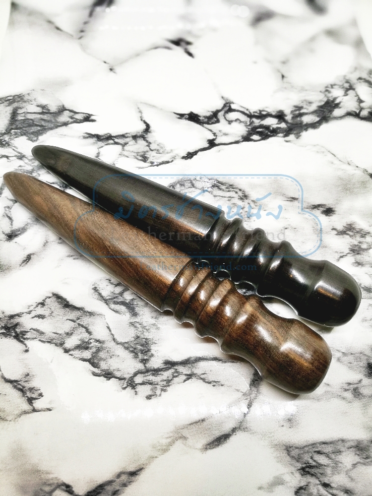 ไม้ขัดขอบ งานนอก ไม้อีโบนี่ Ebony สีน้ำตาล เนื้อแข็ง ขัดแล้วเงาเร็ว