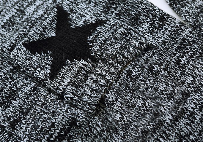 PreOrderเสื้อผ้าคนอ้วน - เสื้อโค้ทกันหนาวไซส์ใหญ่ ไหมพรมตัวยาวหนา ถักลาย สีเทา