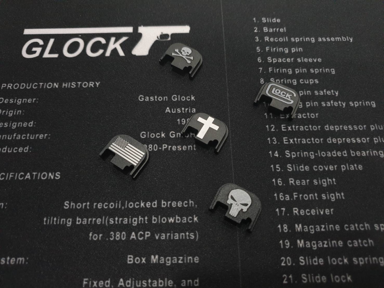 ปิดท้ายสไลค์แต่งปืน Glock/P365