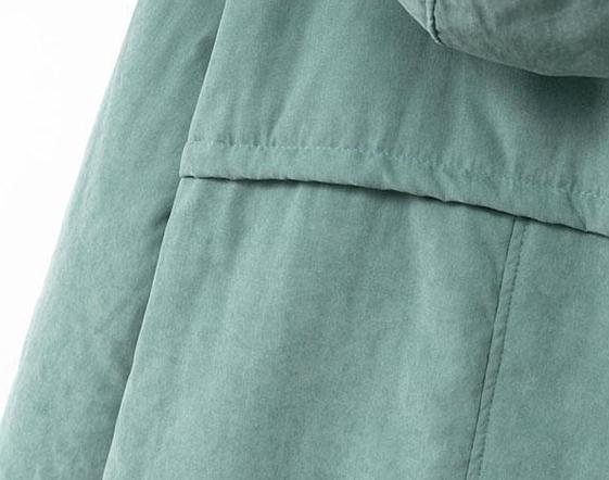 PreOrderไซส์ใหญ่ - เสื้อกันหนาวแฟชั่น ไซส์ใหญ่ คนอ้วน ข้างในเป็นผ้ากำมะหยี่ อุ่น ๆ มีHood สี : สีดำ / สีเขียว