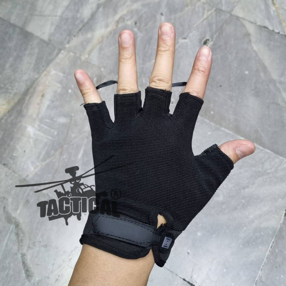 ถุงมือ ผ้า ครึ่งนิ้ว