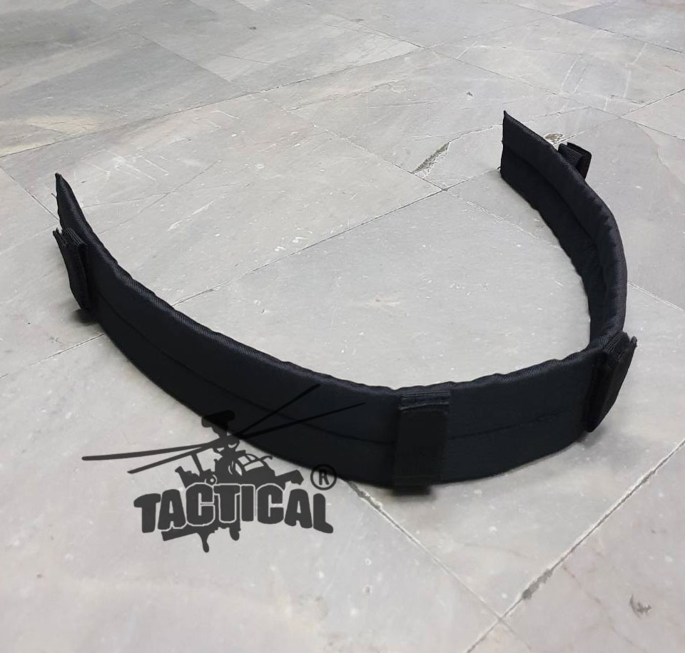 แผ่นรองเข็มขัด ผ้า 1000D สีดำ