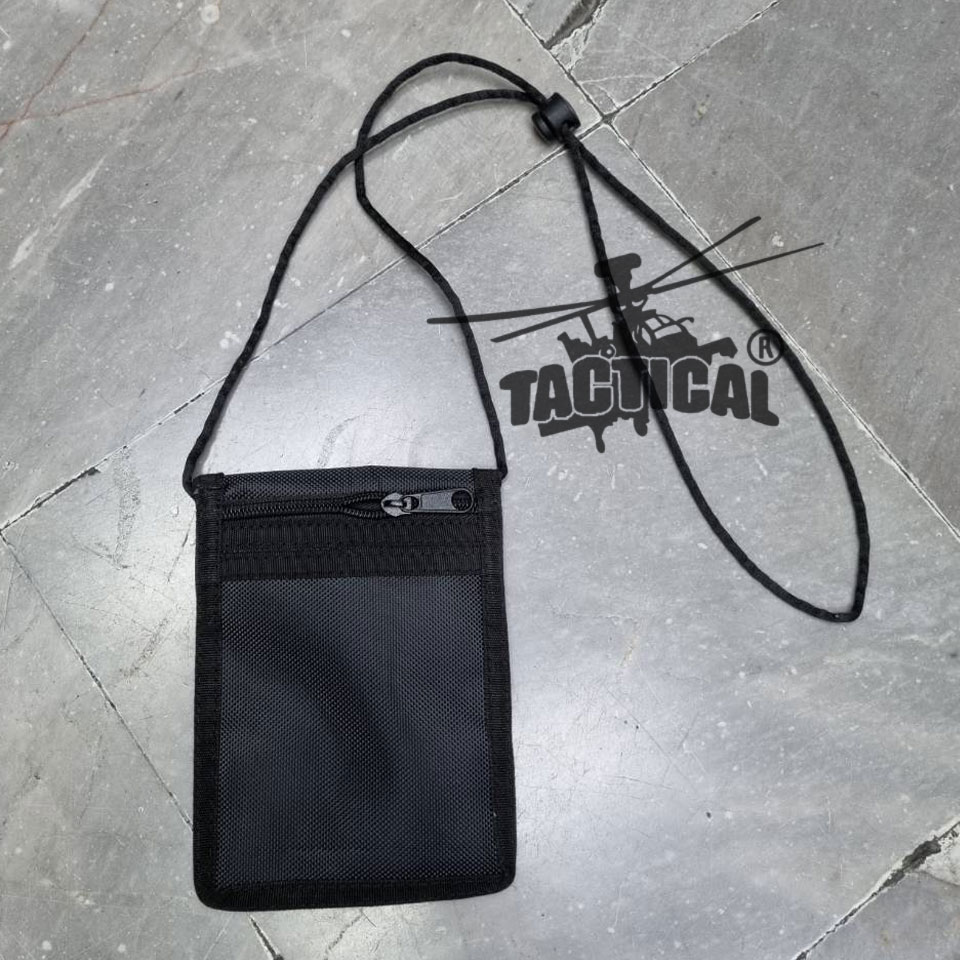 กระเป๋าคล้องคอ ผ้า (ตีนตุ๊กแก)