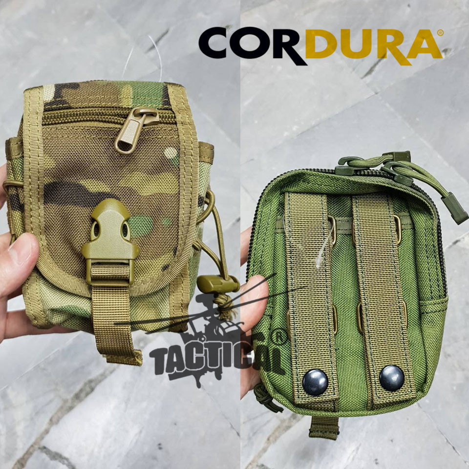 กระเป๋าสี่เหลี่ยม ติดเวส เข็มขัด ผ้า Cordura