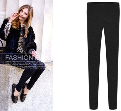 PreOrderคนอ้วน - กางเกง-เลคกิ้งกันหนาวแฟชั่น ไซส์ใหญ่ คนอ้วน ผ้าฝ้ายยืด ข้างในเป็นผ้ากำมะหยี่เก็บความร้อน สี : เทาเข้ม / ดำ