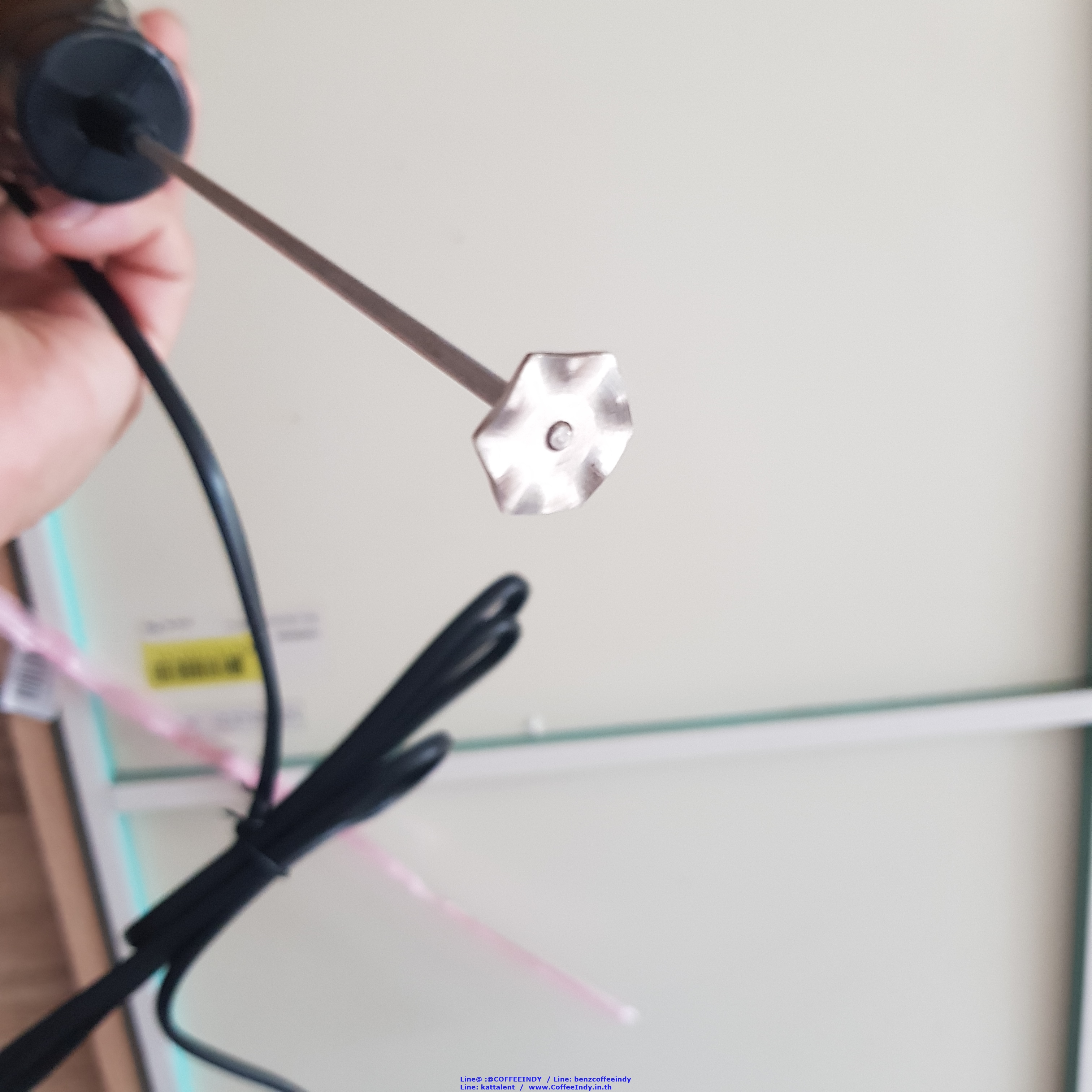 เครื่องตีฟองนม iMix ไฟฟ้า 30W. หัวตีผสมสแตนเลส รหัส 1220