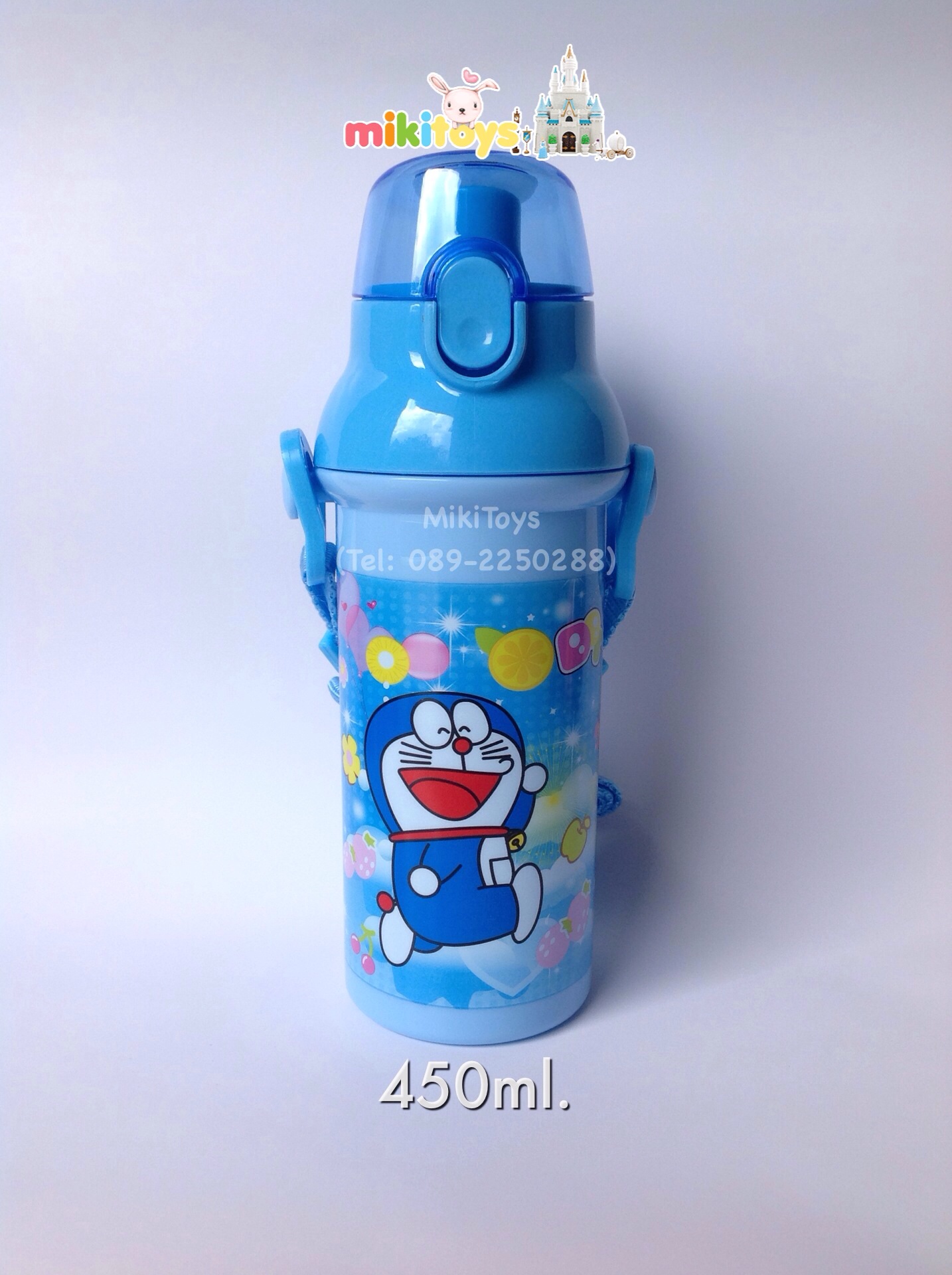 กระติกน้ำเด็ก ลายโดราเอมอน Doraemon รุ่นยกดื่ม ทำความสะอาดง่ายสุดๆ(ฟรีค่าจัดส่ง)