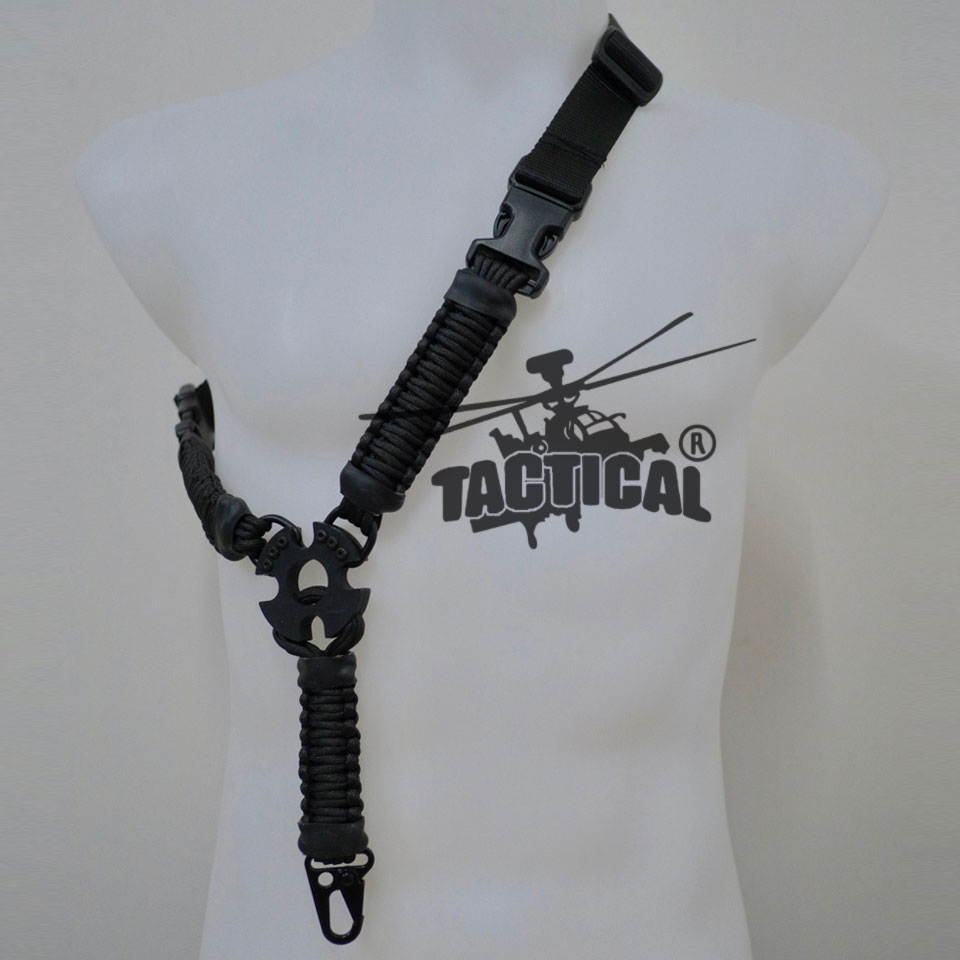 สายสะพายปืนเชือกพาราคอร์ด 1 จุด