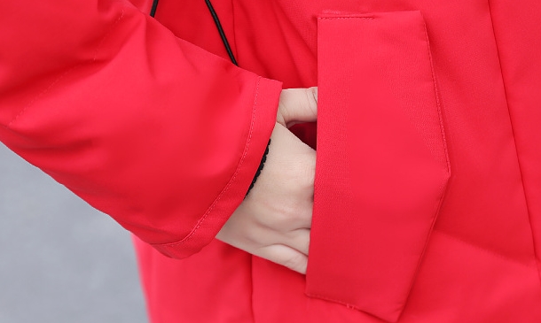 2324-0079 โค้ทยาวไซส์ใหญ่ ขนเป็ด เฟอร์ถอดได้ มีหลายสีนะคะ