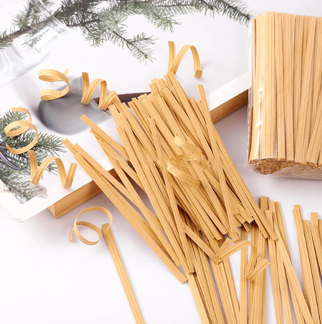 ลวดกระดาษคราฟท์สำหรับมัดปากถุง จำนวน 1000 เส้น/มัด